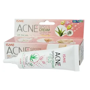 Isme Acne Spots Cream – 10g With Aloe Vera, Tea Tree Oil & Vitamin B6